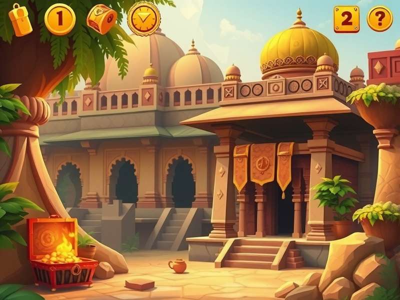 Kulfi Gold Rush gameplay screenshot showing treasure hunting